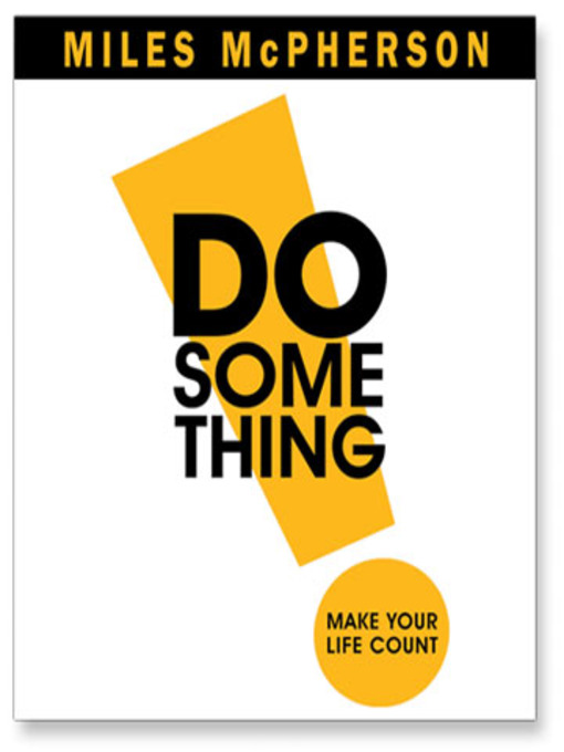 Cover image for Do Something